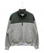 C.Eシーイー）の古着「FLEECE HALF ZIP SWEAT/フリースハーフジップスウェット」｜グレー