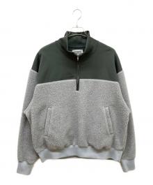 C.E（シーイー）の古着「FLEECE HALF ZIP SWEAT/フリースハーフジップスウェット」｜グレー