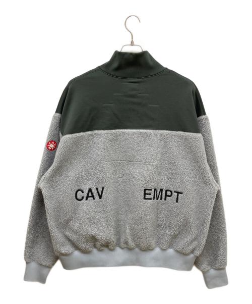 C.E（シーイー）C.E (シーイー) FLEECE HALF ZIP SWEAT/フリースハーフジップスウェット グレー サイズ:Lの古着・服飾アイテム