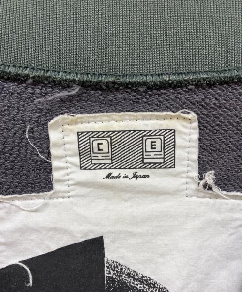 C.E（シーイー）C.E (シーイー) FLEECE HALF ZIP SWEAT/フリースハーフジップスウェット グレー サイズ:Lの古着・服飾アイテム