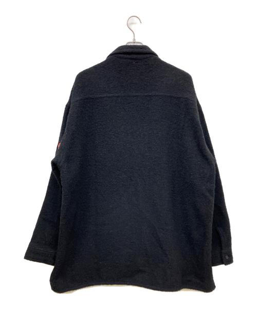 C.E（シーイー）C.E (シーイー) ウールシャツジャケット ブラック サイズ:Lの古着・服飾アイテム