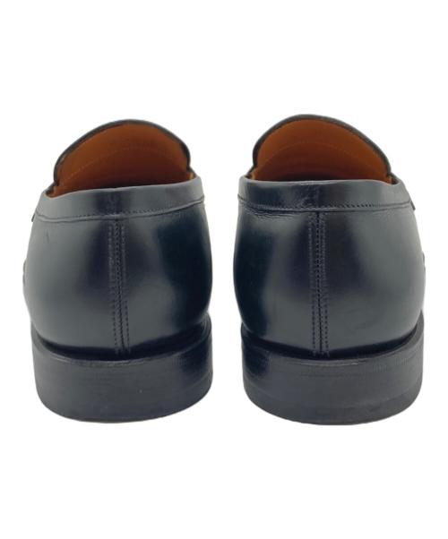 Jalan Sriwijaya（ジャランスリウァヤ）Jalan Sriwijaya (ジャランスリウァヤ) GARUDA コインローファー ブラック サイズ:7の古着・服飾アイテム