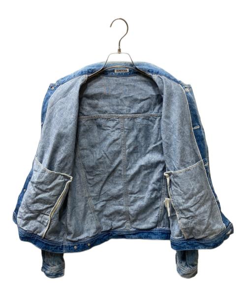 AURALEE（オーラリー）AURALEE (オーラリー) Selvedge Faded Light Denim Blouson デニムジャケット ブルー サイズ:3の古着・服飾アイテム