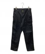 CarHarttカーハート）の古着「DOUBLE KNEE PANT /ダブルニーパンツ」｜ブラック