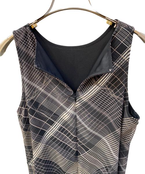 Ameri（アメリ）Ameri (アメリ) MEDI STRAIN CHECK DRESS チェックアンサンブルワンピース ブラック サイズ:Mの古着・服飾アイテム