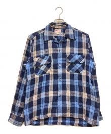 REIS（レイス）の古着「ヴィンテージチェックネルシャツ」｜ネイビー