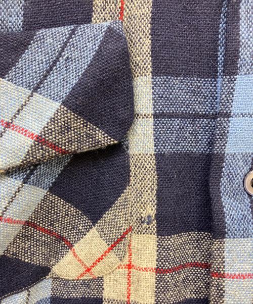 REIS（レイス）REIS (レイス) ヴィンテージチェックネルシャツ ネイビー サイズ:SIZE 15-15 1/2の古着・服飾アイテム