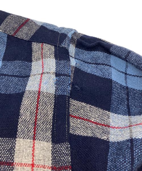 REIS（レイス）REIS (レイス) ヴィンテージチェックネルシャツ ネイビー サイズ:SIZE 15-15 1/2の古着・服飾アイテム