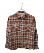 WASHINGTON DEE CEEワシントンディーシー）の古着「ヴィンテージチェックシャツ」｜ブラウン