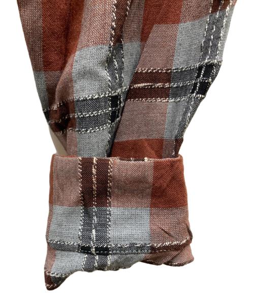 WASHINGTON DEE CEE（ワシントンディーシー）WASHINGTON DEE CEE (ワシントンディーシー) ヴィンテージチェックシャツ ブラウン サイズ:Mの古着・服飾アイテム