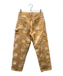 SUPREME（シュプリーム）の古着「21SS Patched Denim Pant パッチデニムパンツ」｜オレンジ