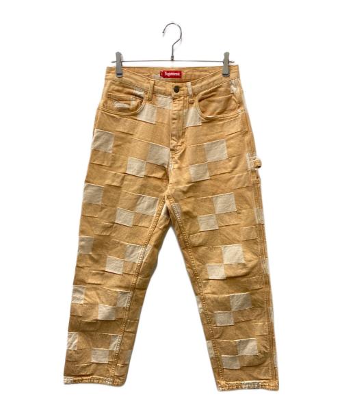 SUPREME（シュプリーム）Supreme (シュプリーム) 21SS Patched Denim Pant パッチデニムパンツ オレンジ サイズ:30の古着・服飾アイテム