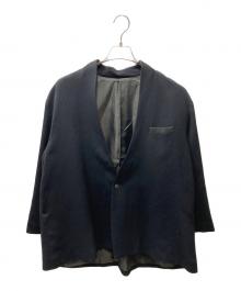 KANATA（カナタ）の古着「ノーカラージャケット」｜ブラック