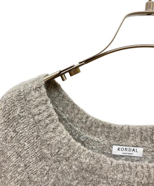 KORDAL（コーダル）KORDAL (コーダル) アルパカニット グレー サイズ:Lの古着・服飾アイテム
