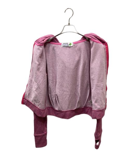 Dinoworks（ディノワークス）DINOWORKS (ディノワークス) PARIS HOODIE/ジップパーカー ピンク サイズ:ONEの古着・服飾アイテム