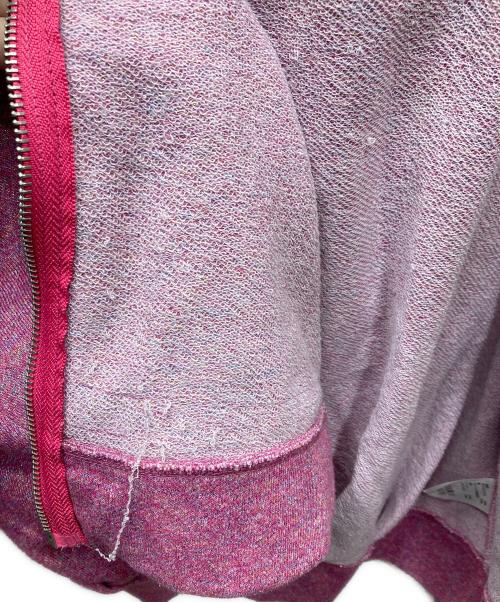 Dinoworks（ディノワークス）DINOWORKS (ディノワークス) PARIS HOODIE/ジップパーカー ピンク サイズ:ONEの古着・服飾アイテム