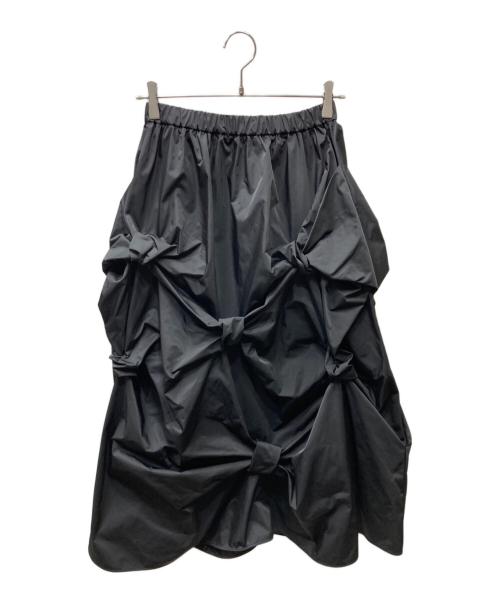 ENFOLD（エンフォルド）ENFOLD (エンフォルド) TACK VOLUME SKIRT/タックボリュームスカート ブラック サイズ:36の古着・服飾アイテム