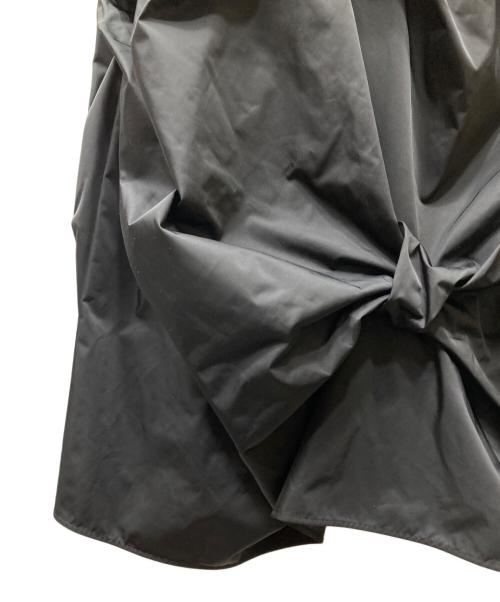 ENFOLD（エンフォルド）ENFOLD (エンフォルド) TACK VOLUME SKIRT/タックボリュームスカート ブラック サイズ:36の古着・服飾アイテム