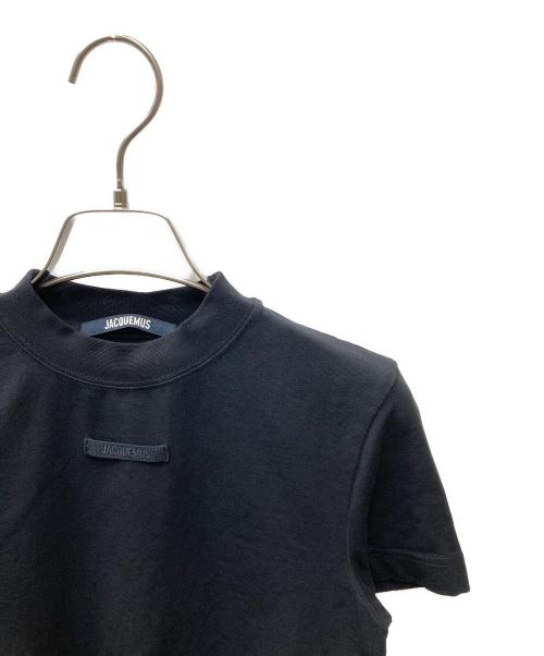 jacquemus（ジャックムス）JACQUEMUS (ジャックムス) Le t-shirt Gros Grain ブラック サイズ:XSの古着・服飾アイテム