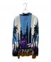 WACKO MARIA (ワコマリア) Dj Harvy L/S HAWAIIAN アロハシャツ ブルー×ブラウン サイズ:XL：13000円