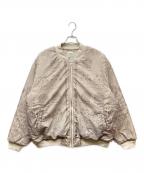 BUENA VISTAブエナビスタ）の古着「Maria`s tassel MA-1 中綿ジャケット」｜グレー