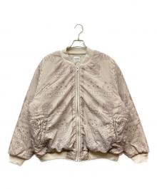 BUENA VISTA（ブエナビスタ）の古着「Maria`s tassel MA-1 中綿ジャケット」｜グレー