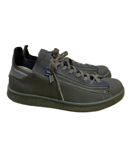 Y-3（ワイスリー）Y-3 (ワイスリー) スタンジップ ローカットスニーカー グレー×カーキ サイズ:26cmの古着・服飾アイテム