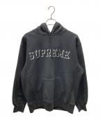 SUPREMEシュプリーム）の古着「drop shadow hooded sweatshirt ドロップシャドウロゴパーカー」｜ブラック