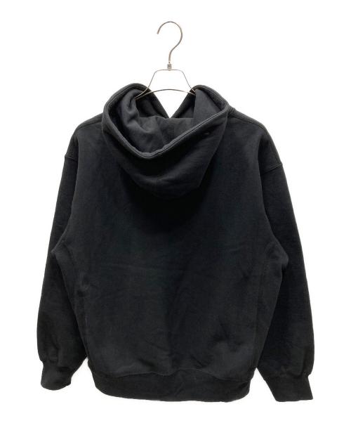 SUPREME（シュプリーム）Supreme (シュプリーム) drop shadow hooded sweatshirt ドロップシャドウロゴパーカー ブラック サイズ:SIZE Mの古着・服飾アイテム