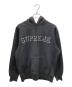 Supreme（シュプリーム）の古着「drop shadow hooded sweatshirt ドロップシャドウロゴパーカー」｜ブラック