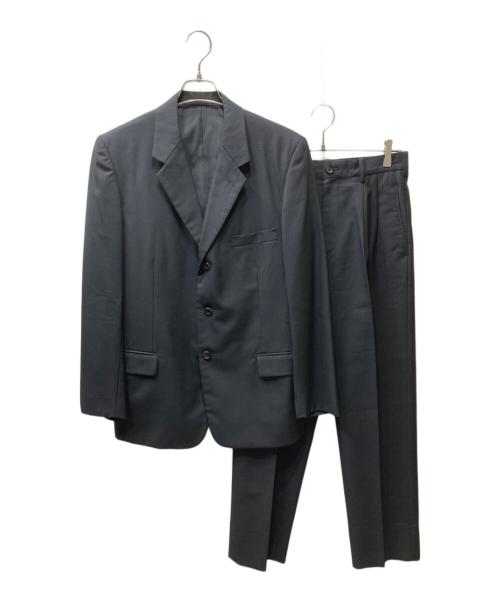 Y's for men（ワイズフォーメン）Y'S for men (ワイズフォーメン) ウールギャバ 3Bセットアップスーツ ブラック サイズ:2の古着・服飾アイテム