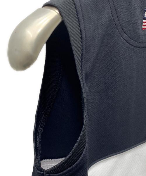 BRIEFING（ブリーフィング）BRIEFING (ブリーフィング) ゴルフノースリーブTシャツ ブラック×ホワイト サイズ:XS 未使用品の古着・服飾アイテム