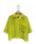 FACETASM（ファセッタズム）の古着「LACE WIDE SHIRT レースワイドシャツ」｜イエロー