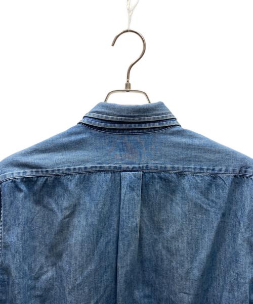 Needles（ニードルズ）Needles (ニードルズ) ダブルカーラーシャンブレーシャツ ブルー サイズ:Sの古着・服飾アイテム