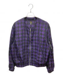 Needles（ニードルズ）の古着「Checked Jacket/チェックドジャケット」｜パープル