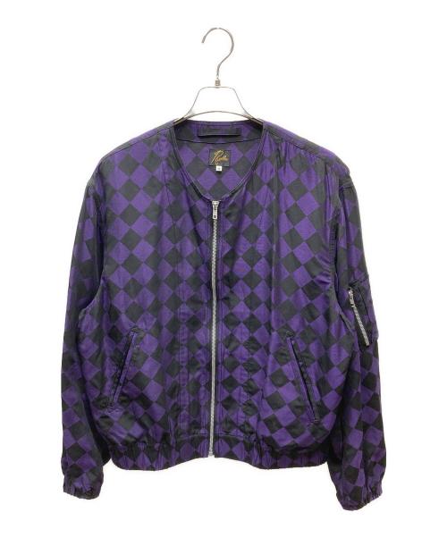 Needles（ニードルズ）Needles (ニードルズ) Checked Jacket/チェックドジャケット パープル サイズ:Mの古着・服飾アイテム
