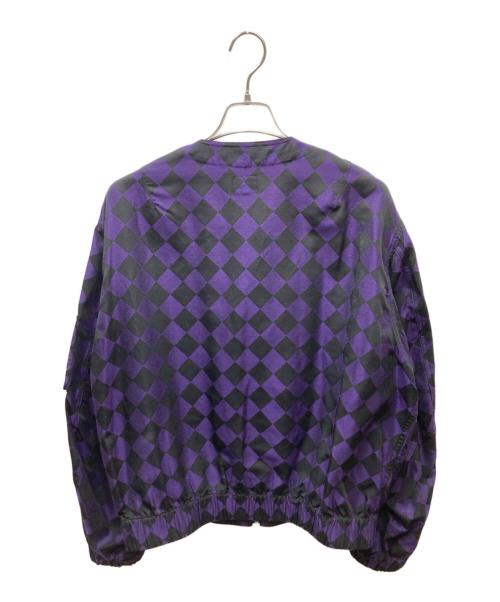 Needles（ニードルズ）Needles (ニードルズ) Checked Jacket/チェックドジャケット パープル サイズ:Mの古着・服飾アイテム