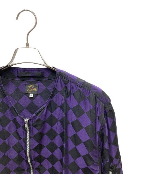 Needles（ニードルズ）Needles (ニードルズ) Checked Jacket/チェックドジャケット パープル サイズ:Mの古着・服飾アイテム
