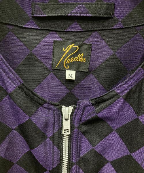 Needles（ニードルズ）Needles (ニードルズ) Checked Jacket/チェックドジャケット パープル サイズ:Mの古着・服飾アイテム