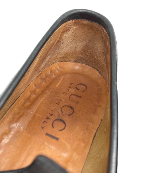 GUCCI（グッチ）GUCCI (グッチ) ホースビットローファー ブラック サイズ:6 1/2の古着・服飾アイテム