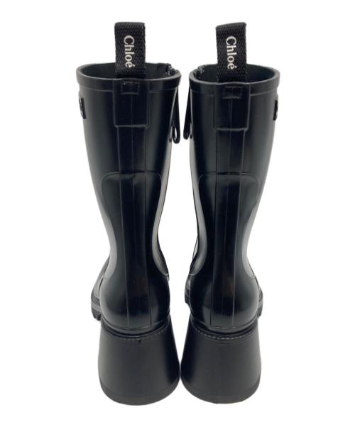 Chloe（クロエ）Chloe (クロエ) Betty レインブーツ ブラック サイズ:37の古着・服飾アイテム
