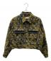 MAISON KITSUNE（メゾンキツネ）の古着「Jacquard Cocoon Jacket バロックジャガードコクーンジャケット」｜ブラック×グリーン