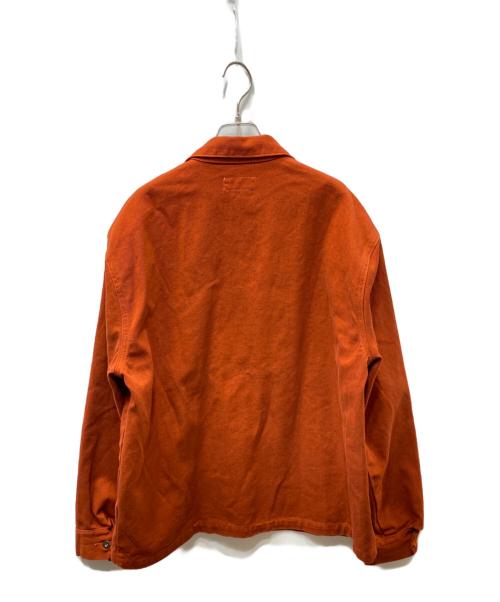 TELLASON（テラソン）TELLASON (テラソン) ガーメントダイ カバーオール ジャケット オレンジ サイズ:XLの古着・服飾アイテム