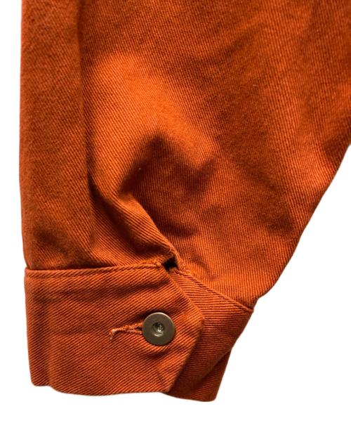 TELLASON（テラソン）TELLASON (テラソン) ガーメントダイ カバーオール ジャケット オレンジ サイズ:XLの古着・服飾アイテム