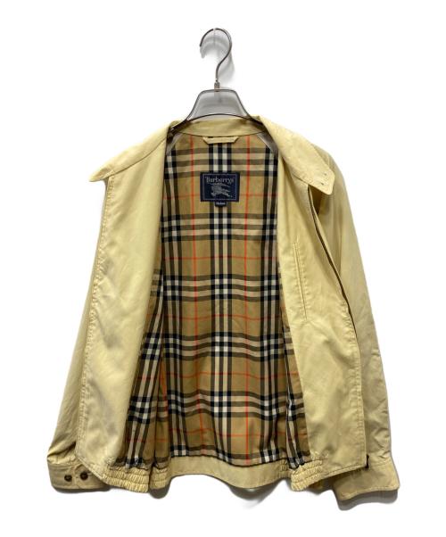 Burberry's（バーバリー）Burberry's (バーバリー) 裏地ノバチェック スイングトップ イエロー サイズ:Mの古着・服飾アイテム