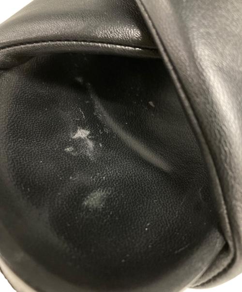 JIL SANDER（ジルサンダー）JIL SANDER (ジルサンダー) レザー クロスストラップ スライド シューズ ブラック サイズ:40の古着・服飾アイテム