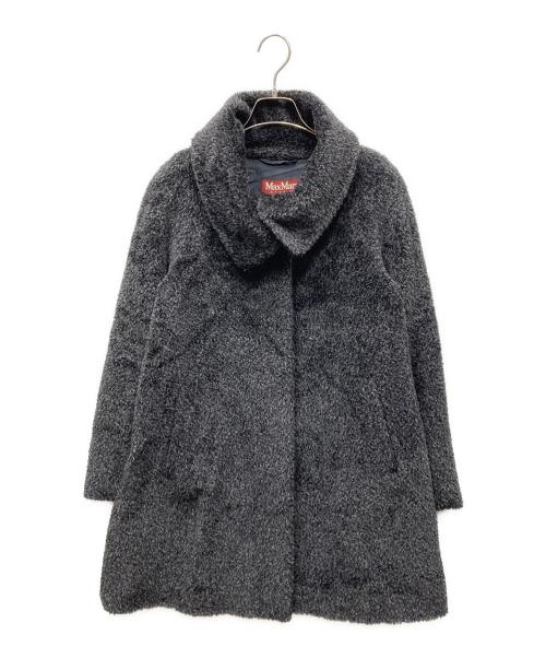 Max Mara Studio（マックスマーラ ストゥディオ）MAX MARA STUDIO (マックスマーラ ストゥディオ) アルパカ×ウール コート ブラック サイズ:38の古着・服飾アイテム