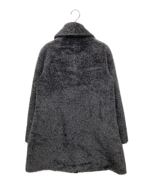 Max Mara Studio（マックスマーラ ストゥディオ）MAX MARA STUDIO (マックスマーラ ストゥディオ) アルパカ×ウール コート ブラック サイズ:38の古着・服飾アイテム