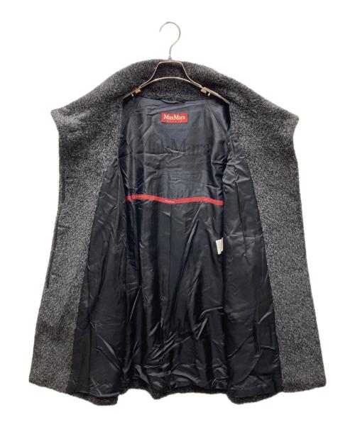 Max Mara Studio（マックスマーラ ストゥディオ）MAX MARA STUDIO (マックスマーラ ストゥディオ) アルパカ×ウール コート ブラック サイズ:38の古着・服飾アイテム