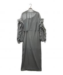 LE'RURE（リルアー）の古着「Volume tulle set dress/セットアップワンピース」｜グレー